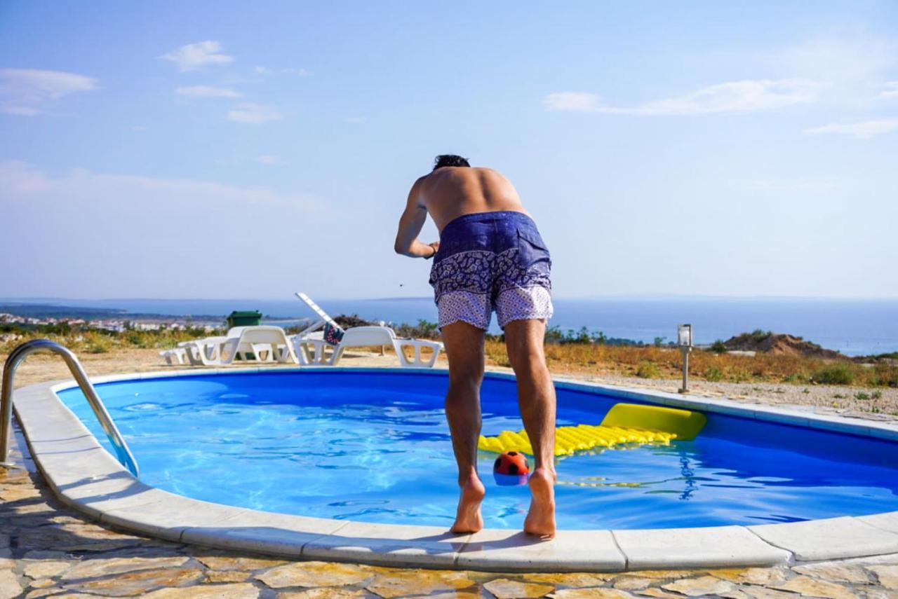 Beautiful Secluded Area Near Novalja Vacation House With Pool And Sea View Villa Lara 外观 照片