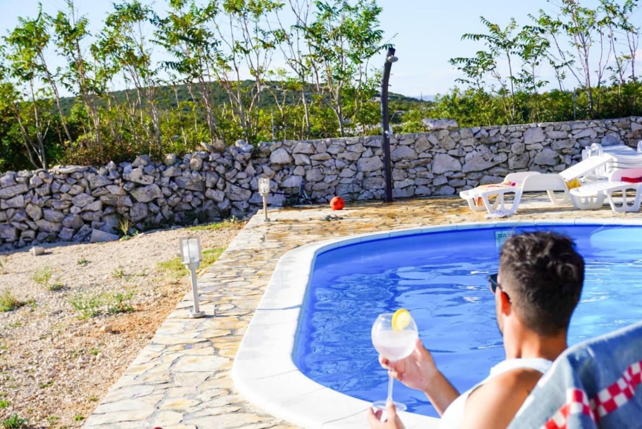 Beautiful Secluded Area Near Novalja Vacation House With Pool And Sea View Villa Lara 外观 照片